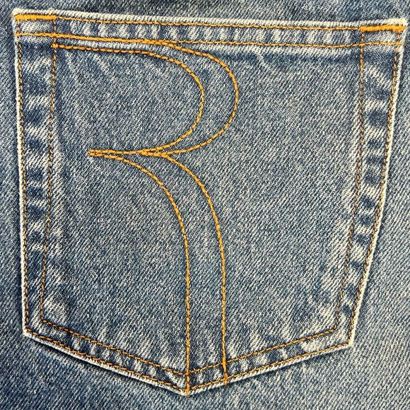 Rouge Paris Vintage Wash Denim Skirt size 40 - Picture 4 of 9